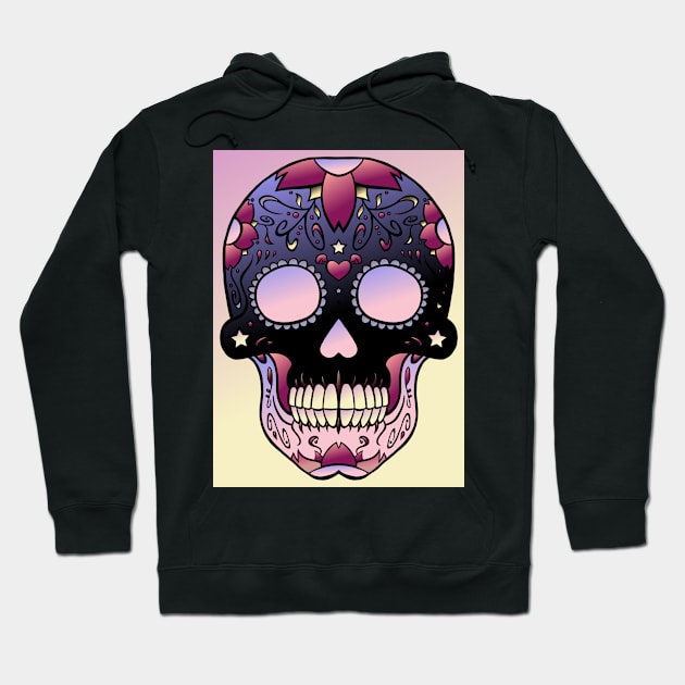 Sugar Skull 11 (Style:4) Hoodie by luminousstore